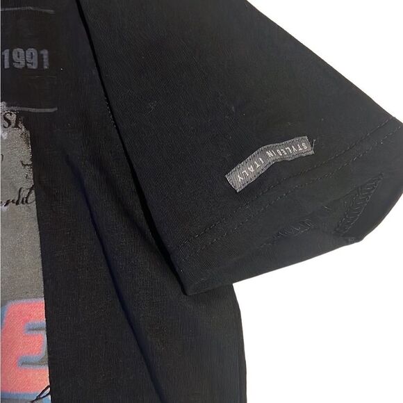 UMM Black Unplugged Short Sleeve Cotton Tee Shirt Unisex Size M - Picture 5 of 11